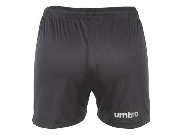 UMBRO Core Shorts W Sort 36 Teknisk spillershorts dame